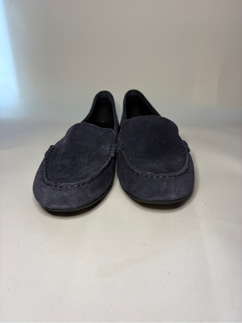 NEW Born Women's Size 7.5 Navy Blue Suede Driving Loafers Comfort Moccasin Flats - Picture 2 of 9